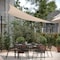 Flash Furniture Palmetto 12ft Triangle Sun Sail Shade Canopy with Included Nylon Attachment Ropes in Sand GM-WL-SS22003-1-SAND-GG - alternate 2